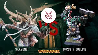 Skavens vs Orcos y Goblins | Warhammer Fantasy | 2000p 6a edición con MDNR