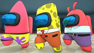 SpongeBob in Among US (Distraction Dance 60 FPS)