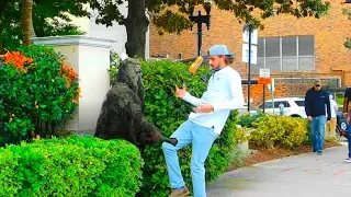 BUSHMAN SCARE PRANK GEORGIA BULLDOGS VS FLORIDA GATORS