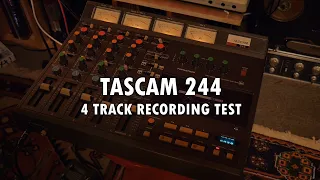 Tascam Portastudio 244  - 4 track recording test