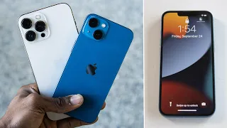 Unboxing the iPhone 13 & iPhone 13 Pro Max | Blue & Gold | Different Cameras?