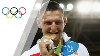 Flag-bearer Krpalek takes gold for Czech Republic