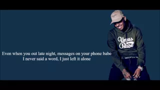 Chris Brown - Seasons Change (Lyric Video)