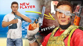 We turned a NEW PLAYER into a PSYCHOPATH in DayZ!