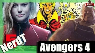 6 Dinge die Du vor Avengers 4: Endgame über Captain Marvel; Thanos wissen musst! Theorien