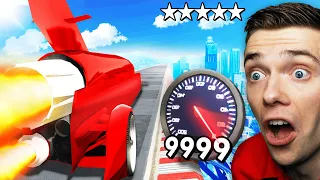 Breaking WORLD RECORD SPEED With NEW JET CAR In GTA 5 (Mods)