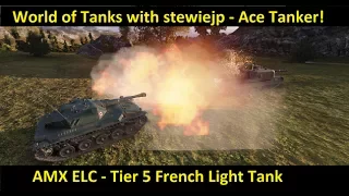 World of Tanks AMX ELC bis - Tier 5 French Light Tank feat. Reitei67