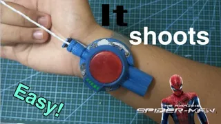 how to make a Spider-Man BOTTLE CAP web shooter