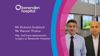 Benenden Hospital webinar: hip and knee surgery