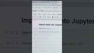 Import data into python (Jupyter Notebook), Pandas