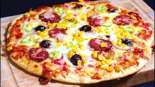 ABARTMIYORUZ! En iyi Pizza Tarifi 😍🥰