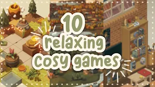 10 relaxing & casual cosy games to enjoy after a hard day! (nintendo switch, PC + more!)