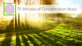 75 Minutes of Concentration Music - for learning, reading, writing, meditation.