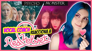 RED VELVET (Psycho y Monster) | VOCAL COACH REACCIONA | Gret Rocha