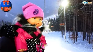 ✔ Кукла Ненуко и Ярослава на канатной дороге в Буковеле / Doll Nenuco / Holidays in Bukovel ✔