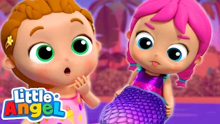 Will Jill Be A Mermaid?! | Jill's Playtime | Little Angel Kids Songs & Stories for Girls