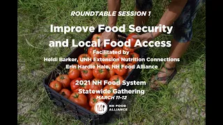 Improve Food Security and Local Food Access Roundtable | SWG 2021