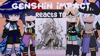 Genshin Iִֶָmpact Reacts To Nahida's Lore | Gacha Club | Genshin Impact | AU𓂃⊹ ִֶָ 3/5?