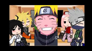 team 7 react to themself (a little bit from the futur ) ⚠️sasunaru⚠️  gacha club my first vid