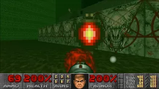 Doom II Hell on Earth MAP 30: Icon of Sin (100% Items/secrets)