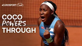 Coco Gauff Fights Back From Set Down To Take The Win! | Roland-Garros Highlights | Eurosport Tennis