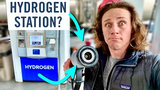 I try LIVING with a HYDROGEN FUEL CELL car...