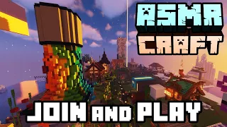 [ASMR Live] Quietly Exploring ASMRcraft | Join, Play & Relax! [ASMRcraft.mc.gg]