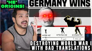 Destroying World War I with Bad Translations