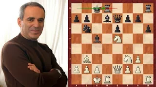 Amazing Chess Game: Garry Kasparov vs Anatoly Karpov - Linares 1992 - Caro-Kann Defense (B17)