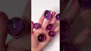 묘하게 빠져드는 역재생⏪ 포도 🍇 테이프공 - Reverse Play ⏪ DIY Grape Nano Tape Bubbles!