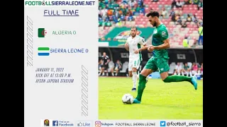 Algeria 🆚 Sierra Leone #JapomaStadium #TotalEnergiesAFCON2021 - Group E