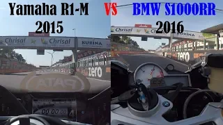 Yamaha R1-M 2015 vs BMW S1000RR 2016