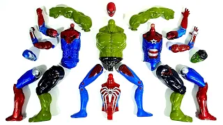 Merakit Mainan Spider-Man, Hulk Smash, Dan Ironman Avengers Superhero Toys