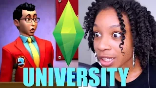 THE SIMS 4 DISCOVER UNIVERSITY OFFICIAL TRAILER REACTION