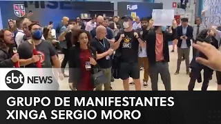 Grupo de manifestantes invade prédio e xinga Sergio Moro no RS