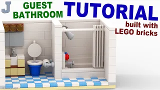 LEGO Guest Bathroom TUTORIAL