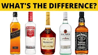 Alcoholic Beverages: Difference Between Tequila, Brandy, Gin, Whisky, Rum, Vodka, Mezcal