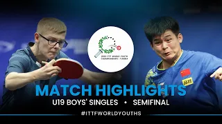 Felix Lebrun vs Lin Shidong | U19 Boys' Singles SF | ITTF World Youth Championships 2022