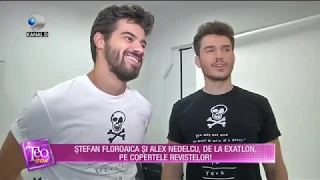 Teo Show (19.12.2018) - Stefan Floroaica si Alex Nedelcu, de la Exatlon, pe copertele revistelor!