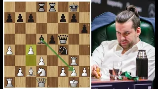 Непомнящий влетел белыми в 28 ходов... Grand Chess Tour 2022