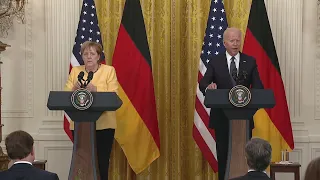 VIDEO NOW: President Biden, German Chancellor Merkel joint news conference at White House