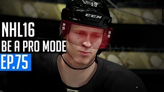 NHL 16 Be A Pro - Pittsburgh Penguins vs Ottawa Senators Ep.75 (Xbox One)