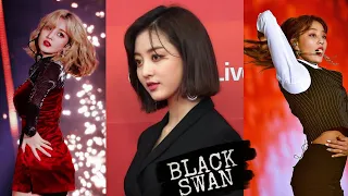 JIHYO - black swan | TWICE FMV | JIHYO growing up