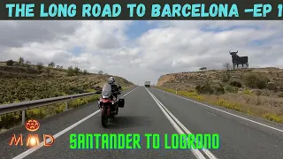 Motorcycle trip to Barcelona by BMW 1250 GSA and Triumph Tiger 900 - Ep 1