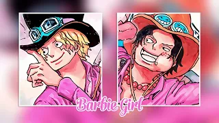 【AI Cover】 Sabo & Ace (One Piece) - Barbie Girl