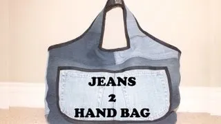 Recycle Reuse Jeans Bag (Sahara -Intro)Denim Hand Bag DIY Bag Vol 3A