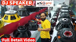 इतने सारे तगड़े DJ Speaker ATI PRO Bass Speaker all products vlog