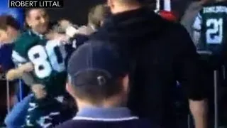 Jets fan punches female Patriots fan