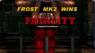 MORTAL KOMBAT ANTHOLOGY played as FROST MK2 1/2