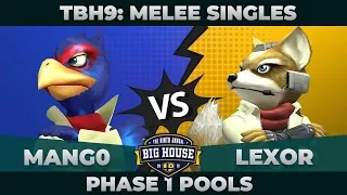 C9 | Mang0 vs Lexor - Phase 1 Pools: Melee Singles - The Big House 9 |  Falco vs Fox